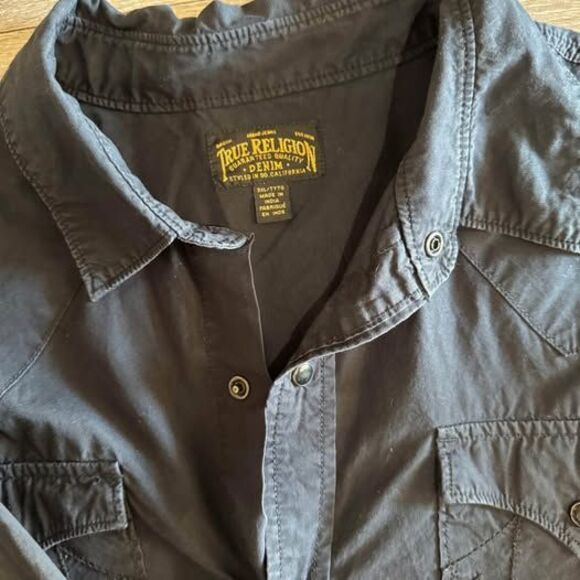 True Religion Button Up Men’s 3XL - Picture 2 of 2